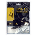 Кабель USB Cablexpert CCP-USB-CMCM2-1M, USB3.1 Type-C/Type-C, Gen.2, 10Gbit/s, 5A, 1м, пакет, фото 1