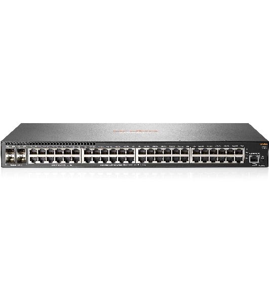 Коммутатор HPE Aruba 2930F 48G 4SFP+, 48×1 Гбит/с + 4×10 Гбит/с SFP+, управляемый
