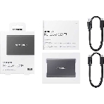 Внешний SSD Samsung T7, 2TB, USB 3.2 Gen 2 Type-C, R/W 1050/1000, титан, фото13