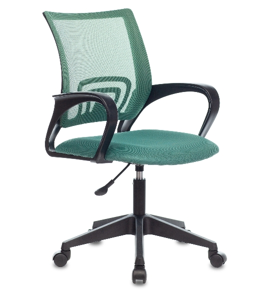 Кресло компьютерное Бюрократ CH-695NLT TW-03 TW-30 зеленый, сетка/ткань, крестовина пластик