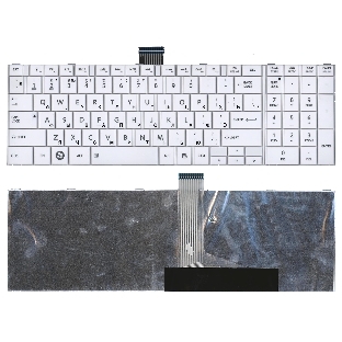 Клавиатура для ноутбука Toshiba Satellite C850 C855 C870 белый