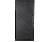Корпус Foxline FL-733R-450W, Mini-Tower, чёрный, БП 450 Вт, фото3