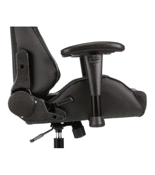 Кресло Бюрократ VIKING 4 AERO BLACK EDITION черный, экокожа, 120 кг, механизм качания