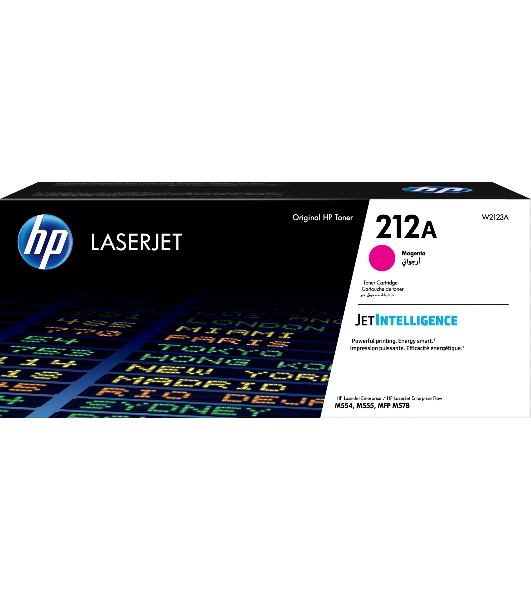 Картридж лазерный Cartridge HP 212A для CLJ Enterprise M554/M555/M578, пурпурный (4 500 стр.)