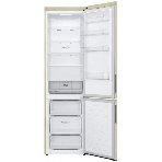 Холодильник LG GA-B509CESL бежевый глянцевый двухкамерный 277/107л морозилка снизу, No Frost, фото5