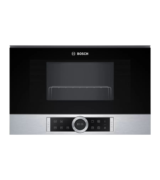 Микроволновая печь встраиваемая Bosch BEL634GS1M Series 8, 60х38 см, функция гриль, нерж.
