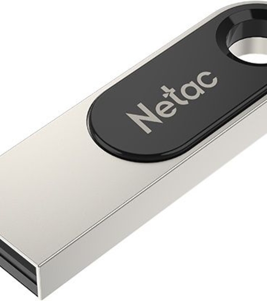 Флешка USB Netac U278 (NT03U278N-016G-20PN), 16Gb, USB 2.0, R/W 50/10, серебристый/черный