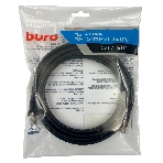 Патч-корд Buro STP 4 пары cat.7 CCA molded 5м черный RJ-45 (m)-RJ-45 (m), фото 1