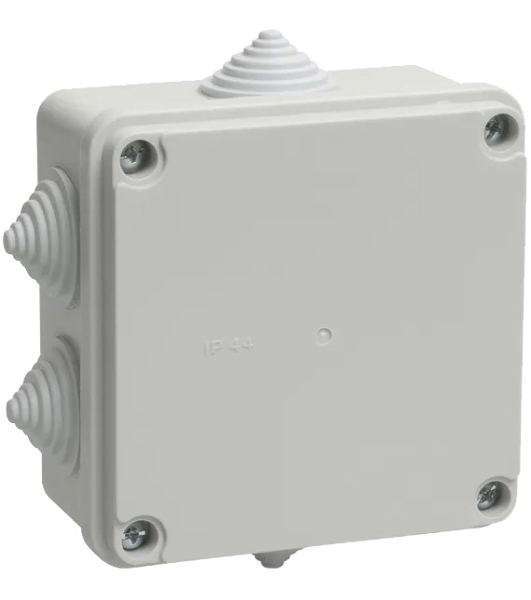 Коробка распаячная ОП 100х100х50 IP55 KM41234 IEK UKO11-100-100-050-K41-55