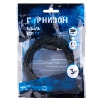 Кабель USB2.0 Гарнизон GCC-USB2-CMBM-3M, Type-C/BM, медь, 3м, черный, пакет, фото3