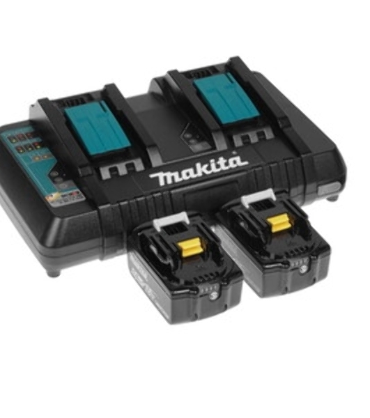 Аккумулятор+з\у Makita 191L75-3DC18RD-1шт+BL1850B-2шт,18В,5.0А·ч,Li-ion,кор