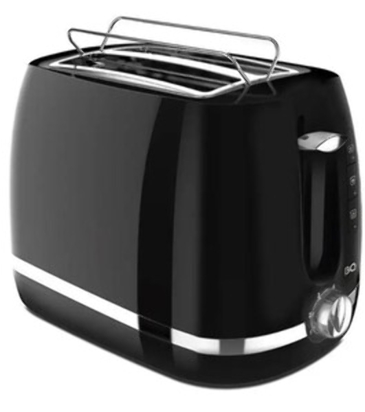 Тостер BQ T1711 черный, 900 Вт, 2 слота