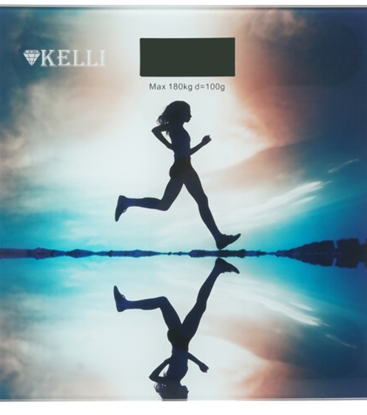 Весы торговые электронные KELLI KL-1524 до 35 кг, LED дисплей, экономрежим, суммирование покупок