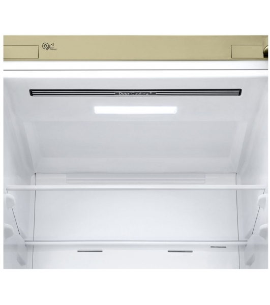 Холодильник LG GA-B509CESL бежевый глянцевый двухкамерный 277/107л морозилка снизу, No Frost
