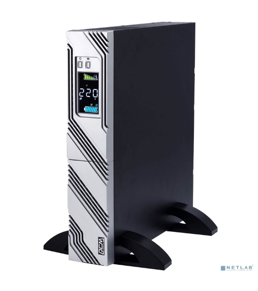 Источник бесперебойного питания Powercom Smart King RT SRT-2000A LCD 1800Вт 2000ВА черный