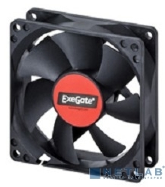 Вентилятор для корпуса ExeGate EX12025B4P-PWM черный, 120 мм, 1500 об/мин, 22 дБ, 4 pin
