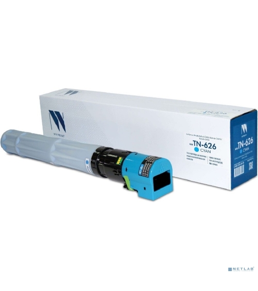 Картридж лазерный NVPrint совместимый NV-TN-626 Голубой для Konica Minolta Bizhub-C450i/Bizhub-C550i/Bizhub-C650i (ACV1450) (28000k)