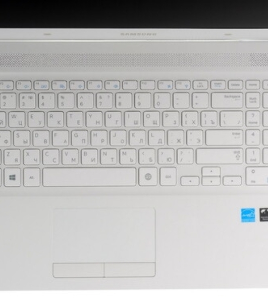 Клавиатура для ноутбука Samsung NP370R5E NP510R5E белый