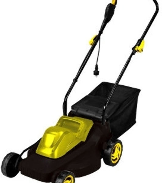 Газонокосилка роторная Huter ELM-2000T, от сети, 2000 Вт