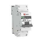 Выключатель автоматический модульный 1п C 16А 10кА ВА 47-100 PROxima EKF mcb47100-1-16C-pro, фото 1