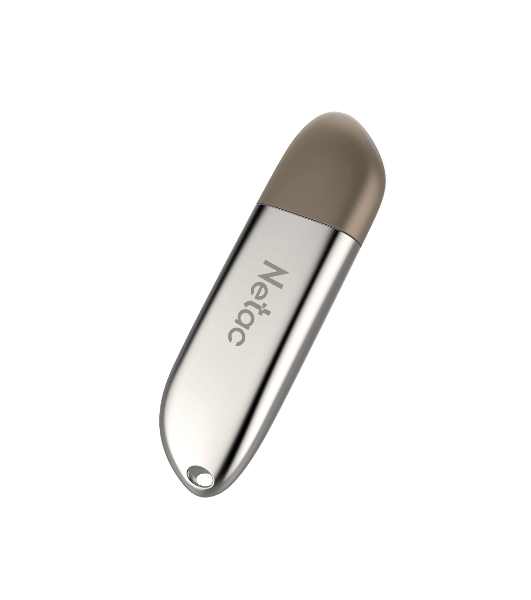 Флешка USB Netac U352 128Gb NT03U352N-128G-20PN, USB 2.0, с колпачком, металлическая