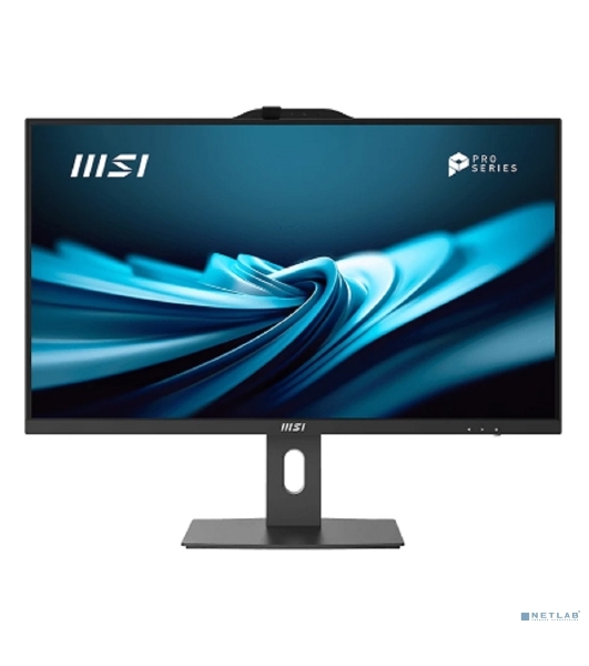 Моноблок MSI Pro AP272P 14M AiO 27' FHD(1920x1080)IPS AG Non-touch, Core i5-14400 (2.5GHz), 16Gb DDR5(1x16Gb), 512GB SSD M.2, Intel UHD, WiFi, BT, camera, WirelessKB&mouse Eng/Rus,Win11Pro Rus,1y war-ty, Blac (9S6-AF8321-801)
