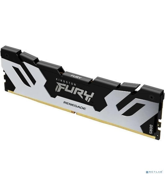 Оперативная память Kingston Fury Renegade, DDR5, 48Gb (1x48GB), 6000MHz, CL32, DIMM, с радиатором, серебристый