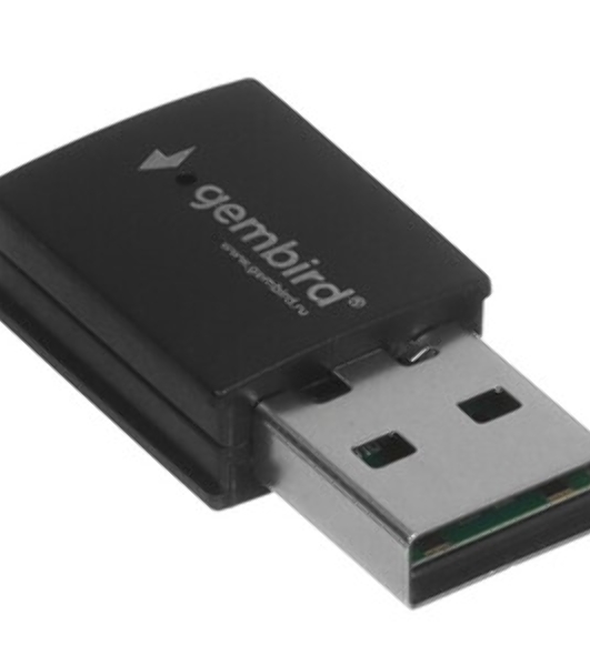 Сетевой адаптер Wi-Fi+Bluetooth Gembird WNP-UA-018 двухдиапазонный мини, 600 Мбит, USB, 802.11b/a/g/n/ac