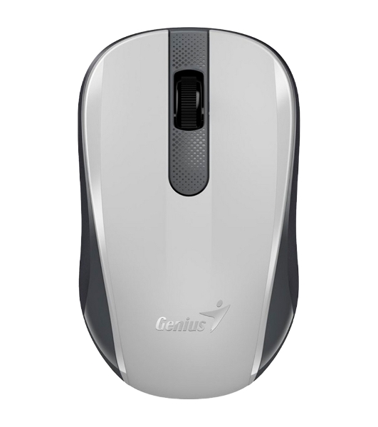 Мышь беспроводная Genius NX-8008S белый/серый, 1200 dpi, радиоканал, USB, кнопки - 3