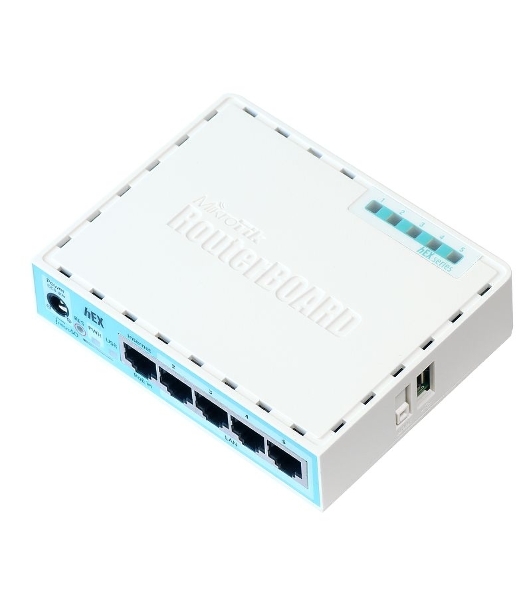 Роутер MikroTik RB750Gr3 hEX (RouterOS L4) with power supply and case 5 port 10/100/1000 гигабитный высокопроизводительный Ethernet