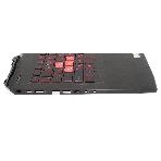 Клавиатура для ноутбука HP Omen 15-CE черная с подсветкой, Топкейс, фото4