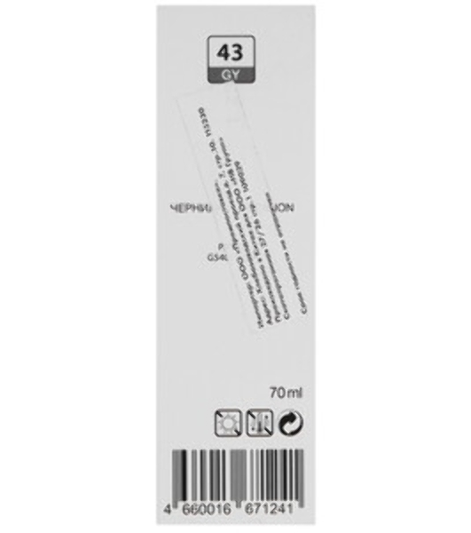Чернила NVPrint GI-43 GY (NV-4707C001) для Canon Pixma G540, G640 (70 мл) Gray (в коробке) совместимые