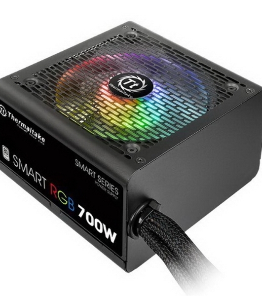 Блок питания Thermaltake Smart RGb (PS-SPR-0700NHSAWE-1), 700Вт, 80 PLUS, 120мм, черный