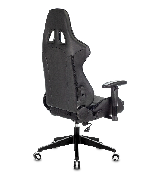 Кресло Бюрократ VIKING 4 AERO BLACK EDITION черный, экокожа, 120 кг, механизм качания