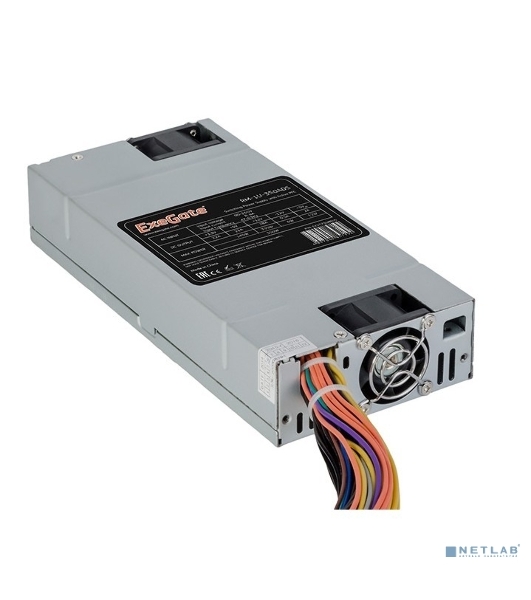 Блок питания серверный 450W ExeGate (RM-1U-450ADS) APFC, универсальный для 1U, 24pin/2x(4+4)pin, 4xSATA,3xIDE