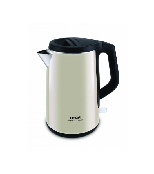 Чайник Tefal KO371I30 1.5л. 2200Вт бежевый/черный (металл)