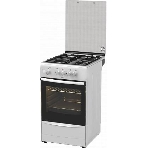 Плита газовая Darina 1B GM 341 107 W белый/черный, конфорок 4 шт, духовка 50 л, 50 см x 85 см x 56 см, фото5