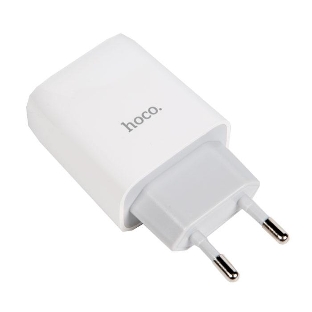Сетевое зарядное устройство 1 USB/HOCO HC-12899 C72A/Выход: 10.5W/белый