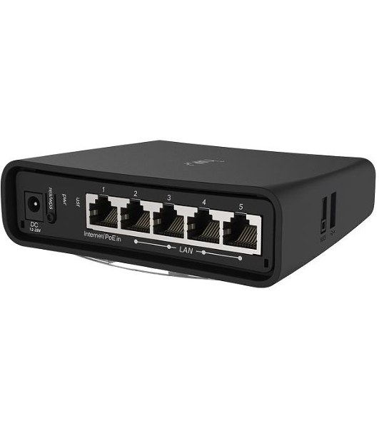 Маршрутизатор 10/100/1000M 5PORT RBD52G-5HACD2HND-TC MIKROTIK