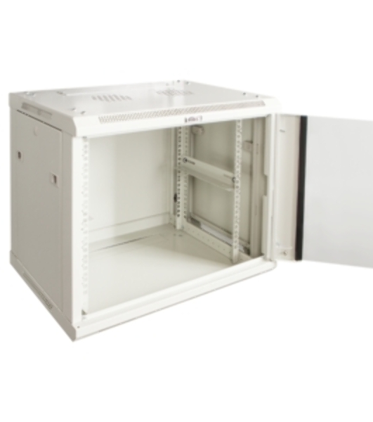 Шкаф коммутационный Lanmaster (TWT-CBWPG-6U-6X4-GY) 6U 600x400 мм пер. дв. стекл 60 кг серый