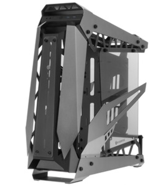 Корпус без блока питания Case Raijintek NYX PRO Titan, Full-Tower, TG, no fans, 3xUSB-A 3.0, SSI-EEB, E-ATX, ATX, mATX, mITX Gray