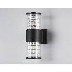 Светильник Ambrella light ST2525/2 BK/CL черный/прозрачный IP54 E27/2 max 40W 305*110*155, фото 1