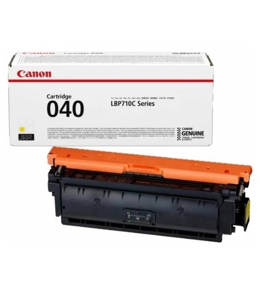 Картридж лазерный Canon Cartridge 040Y (0454C001) желтый, 5400 стр., для LBP710Cx/712Cx