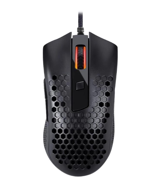Мышь проводная REDRAGON Storm Basic чёрный, 12400 dpi, USB, кнопки - 5