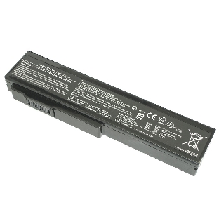 Аккумуляторная батарея для ноутбука Asus X55 M50 G50 N61 M60 N53 M51 G60 G51 4800mAh черный