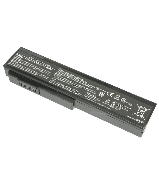 Аккумуляторная батарея для ноутбука Asus X55 M50 G50 N61 M60 N53 M51 G60 G51 4800mAh черный