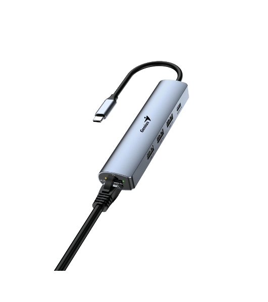 USB-концентратор Genius UH-545, USB Type-C, USB/RJ45, USB Type-C