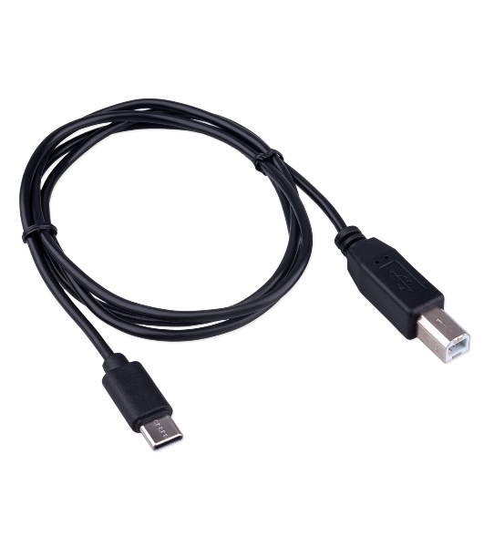 Кабель USB2.0 Гарнизон GCC-USB2-CMBM-1M, Type-C/BM, медь, 1м, черный, пакет