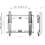 Кронштейн Kromax IDEAL-6 белый, для LED/LCD TV 15'-47', max 35 кг, настенный, 1 ст свободы, наклон 0°-15°, от стены 28 мм, max VESA 200x200 мм, фото 1