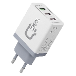 Сетевое зарядное устройство Qumo Quick Charge 3.0 3 USB (Charger 019), Quick charge 3.0, 3 USB, QC 3.0 + 2,1A, белый, фото2
